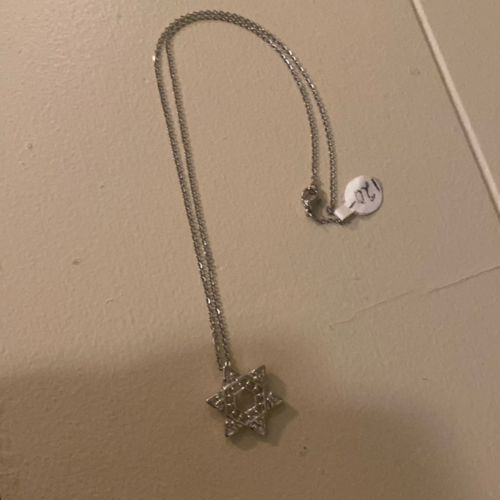 Silver Jewish star